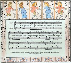 "La Monaco", Melodie und Klavierbegleitung