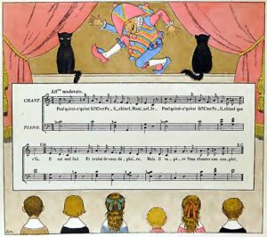 La Polichinelle, Melodie und Klavierbegleitung