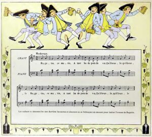 "Ragotin", Melodie und Klavierbegleitung